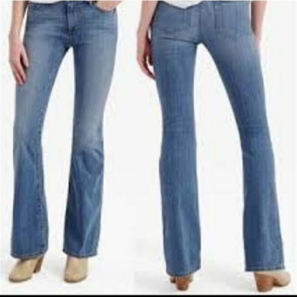 LOFT by Ann Taylor Women's Original Boot Low-Rise Denim Jeans Size 8 Medium Wash